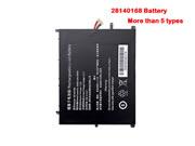 副廠/原廠筆電電池  5000mAh, 38.00Wh  GAOCHENG 28140168, MTK H8, 30154200P, MTK M8, 