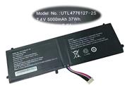副廠/原廠筆電電池  5000mAh, 37.00Wh  MULTILASER PC209, PC208, 