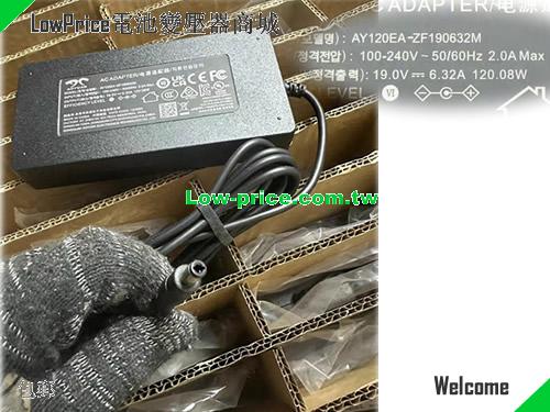 AOYUAN AY120EA-ZF190632M 筆電變壓器 19V 6.32A 120W