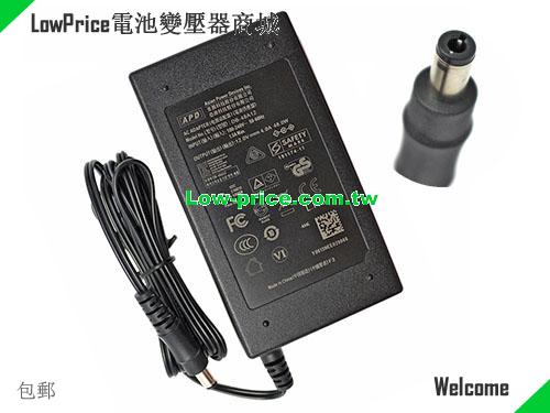  Genuine APD DB-48A12 AC Adapter 12v 4A 48w Power Supply With 5.5x2.5mm Tip APD 12V 4A 48W 筆電變壓器 