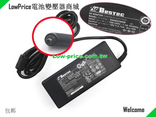 BESTEC NA9002WBB 筆電變壓器 19V 4.74A 90W