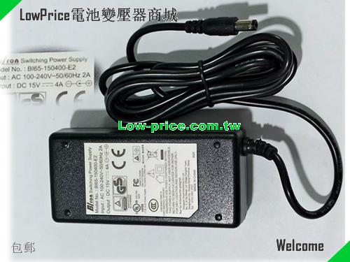 BTRON BI65-150400-E2 筆電變壓器 15V 4A 60W