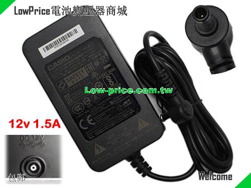 CASIO AD-A12150LW 筆電變壓器 12V 1.5A 18W