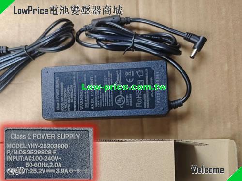 YHY-25203900 Class 2 Power Supply P/N DS25298C8-F 25.2v 3.9A Output CLASS 2 POWER SUPPLY 25.2V 39A 98W 筆電變壓器
