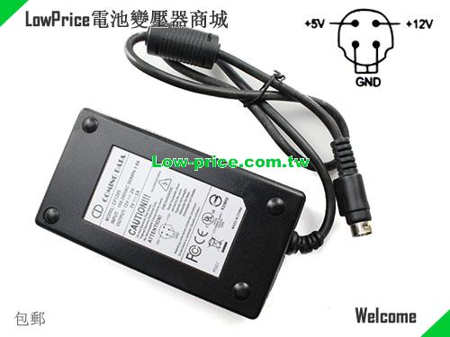 CP1205 AC Adapter for Coming Data OutPut 12v 2A 5V 2A Round with 4Pin Power Supply COMING DATA 12V 2A 24W 筆電變壓器 