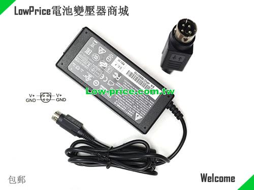  Genuine Delta DPS-65VB LPS Ac Adapter S/N HPXD1909001743 Round with 4 Pins 65W PSU DELTA 12V 5.417A 65W 筆電變壓器 