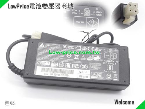  Genuine Delta DPS-65VB TS-231P Power Cord 12v 5.417A 65W Molex 4 Pins DELTA 12V 5.417A 65W 筆電變壓器 