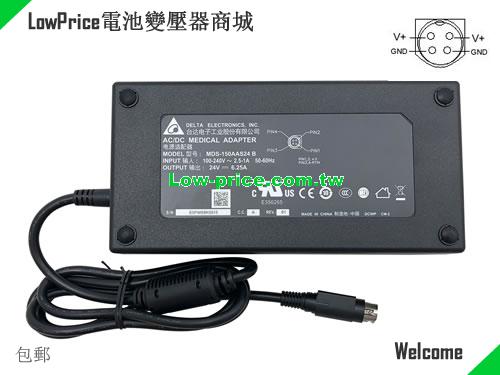 DELTA  24V 6.25A AC Adapter
