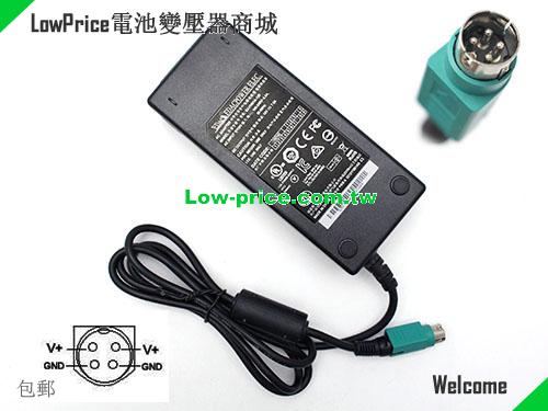 Genuine EDAC EA11001A-120 AC Adapter 12v 7.5A 90W Power Supply 4 Pin EDAC 12V 7.5A 90W 筆電變壓器