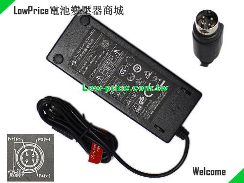  Genuine Fujia FJ-SW4802000F Swithcing Adapter 48v 2000mA 96W 4 Pins Power Supply FUJIA 48V 2A 96W 筆電變壓器 