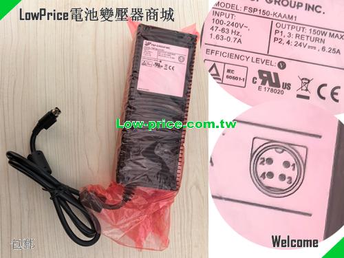  Genuine FSP FSP150-KAAM1 AC/DC Adapter 24v 6.25A 150W Power Supply FSP 24V 6.25A 150W 筆電變壓器 