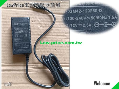 GVE  12V 2.5A AC Adapter