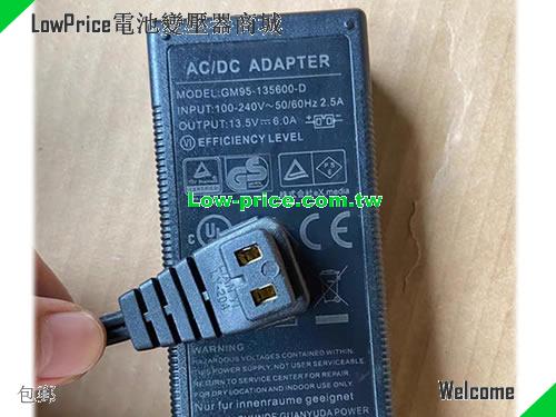 GVE GM95-135600-D 筆電變壓器 13.5V 6A 81W