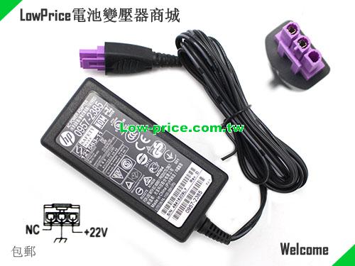 Genuine Hp 0957-2385 AC Adapter 22v 455mA for 1010 1510 1810 Printer Deskjet HP 22V 0.455A 10W 筆電變壓器