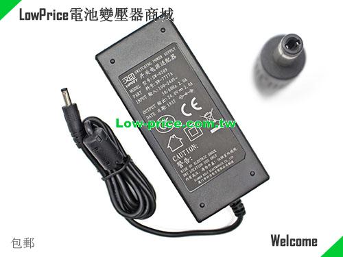 Genuine HPRT SW-0209 AC Adapter SW-7717A 24.0V 2.0A Switching Power Supply HPRT 24V 2A 48W 筆電變壓器