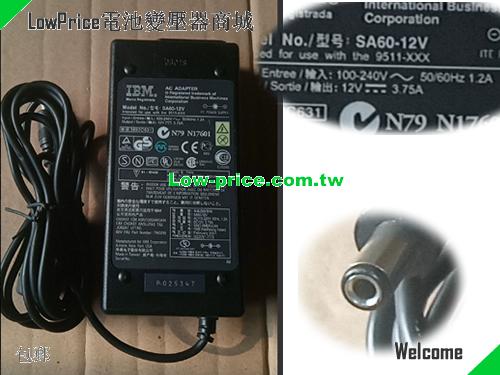 IBM 12V 3.75A AC Adapter