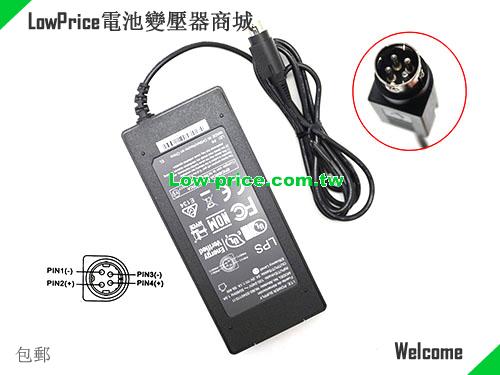 Genuine ITE NU60-S540110-I1 AC Adapter 54.0v 1.1A 59.4W Power Supply Round with 4 Pins ITE 54V 1.1A 59.4W 筆電變壓器 