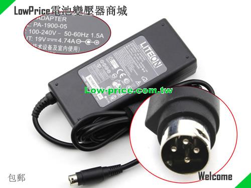 LITEON  19V 4.74A AC Adapter