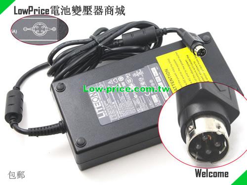 Genuine Liteon PA-1181-02 Ac 筆電變壓器 19V 9.5A Round with 4 Pin tip LITEON 19V 9.5A 180W 筆電變壓器