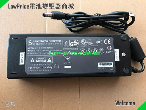 Genuine Li Shin 0226B24160 24v 2.67A AC/DC Adapter 160W Switching Power Adapter LI SHIN 24V 6.67A 160W 筆電變壓器