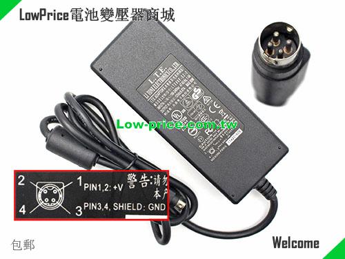 Genuine LTE LTE90E-S2-2 AC Adapter 12v 6.67A Power Supply 90W Round with 4 Pins LTE 12V 6.67A 80W 筆電變壓器