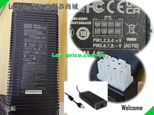 MEANWELL GST360A12 筆電變壓器 12V 27.5A 360W