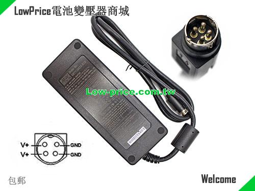 Genuine GST120A24 AC Adapter for Mean Well 24v 5.0A 4 Pins Order GST120A24-R7B MEAN WELL 24V 5A 120W 筆電變壓器