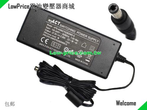MYACT APS-A0602752352ED-G 筆電變壓器 27.5V 2.35A 64.625W