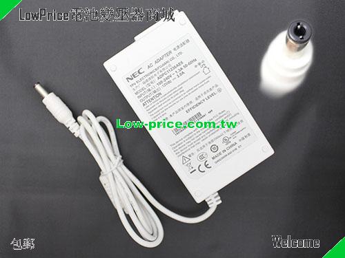  White NEC ADPC11236AE AC Adapter 12v 3A Power Supply Charger NEC 12V 3A 36W 筆電變壓器 