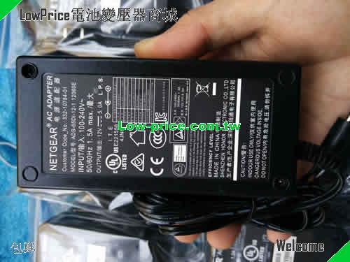 NETGEAR ADS-65DI-12-1 12060E 筆電變壓器 12V 5A 60W
