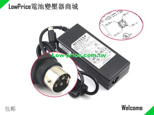 NETGEAR CAM090121 筆電變壓器 12V 7.5A 90W