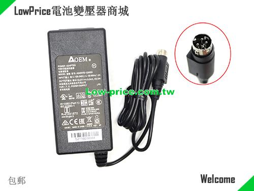 OEM A0403TD-120033 筆電變壓器 12V 3.34A 40W