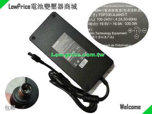  Genuine PHILIPS FSP330-AJAN3-T Switching Power Adapter 19.5v 16.9A 330W Power Supply PHILIPS 19.5V 16.9A 330W 筆電變壓器 