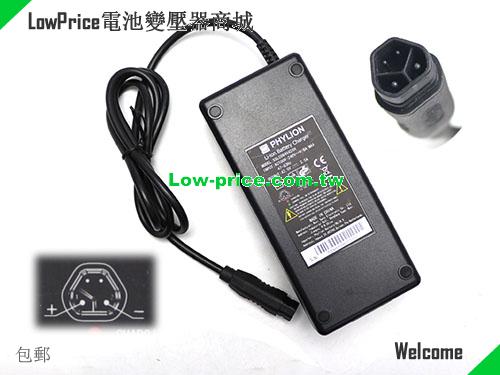  Genuine 4Pins PHYLION SSLC084V42XH Li-ion Battery Charger 42.0v 2.0A 84W for Electric bikes PHYLION 42V 2A 84W 筆電變壓器 