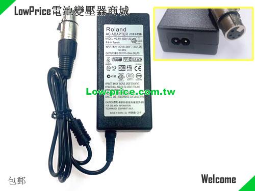 ROLAND PA-4OOO-13D 筆電變壓器 13V 4A 42W
