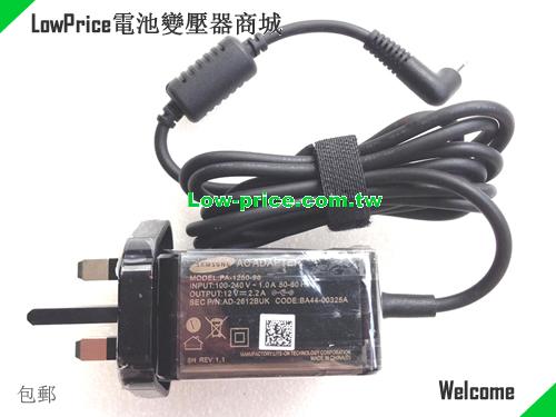  Genuine UK Samsung PA-1250-96 AC Adapter PA-1250-98 12V 2.2A 26W Power Supply SAMSUNG 12V 2.2A 26W 筆電變壓器 