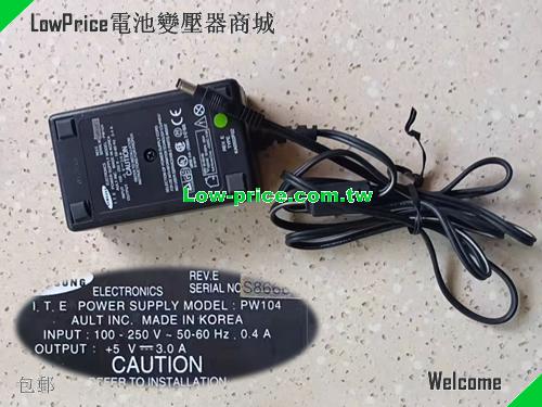 SAMSUNG KA0502F01 筆電變壓器 5V 3A 15W