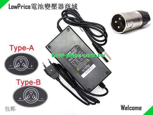 EU Genuine Electric bikes Sans SSLC109V55 Li-ion Battery Charger 54.6v 2.0A 3Pins SANS 54.6V 2.0A 109.2W 筆電變壓器