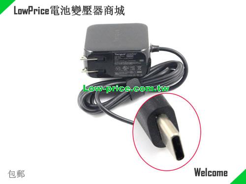  NEW Targus APA93US 20V 2.25A 45W AC Adapter USB Type-C Laptop Wall  TARGUS 20V 2.25A 45W 筆電變壓器 