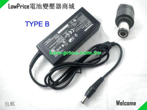 TOSHIBA ADP-60FB 筆電變壓器 15V 3A 45W