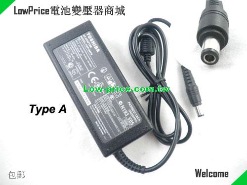 TOSHIBA ADP-60FB 筆電變壓器 15V 5A 75W
