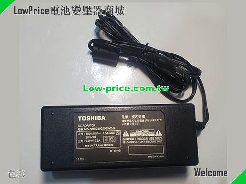 TOSHIBA  24V 2.5A AC Adapter