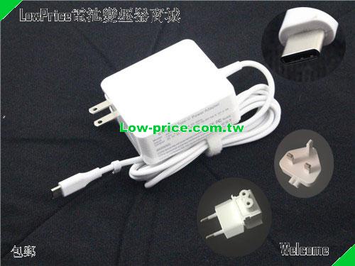 APPLE A1534 筆電變壓器 20.3V 3A 61W