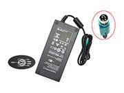 Genuine EDAC EA12501B-1200 AC Adapter 12.0V 15.0A 180W Power Supply with 4 Pins EDAC 12V 15A 180W 筆電變壓器