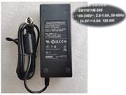 EDAC 24V 5A 120W筆電變壓器，副廠/原廠筆電電源供應器，接頭規格-5.5 x 2.5mm 