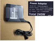 EVGA 19V 12.6A 240W筆電變壓器，副廠/原廠筆電電源供應器，接頭規格-7.4 x 5.0mm 