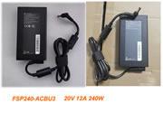 Genuine Black FSP240-ACBU3 Switching Power Adapter 20.0v 12.0A 240.0W FSP 20V 12A 240W 筆電變壓器
