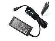 HP 15V 3A 45W筆電變壓器，副廠/原廠筆電電源供應器，接頭規格-
