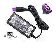 HP 22V 0.455A 10W筆電變壓器，副廠/原廠筆電電源供應器，接頭規格-