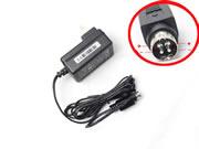 ISO 12V 2A 24W筆電變壓器，副廠/原廠筆電電源供應器，接頭規格-4-PINmm 